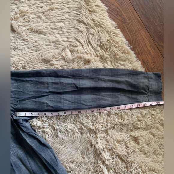 Carhartt Mens 2XL Tall Button Up Shirt Long-sleeved Relaxes Fit Gray Shirt - Picture 5 of 9